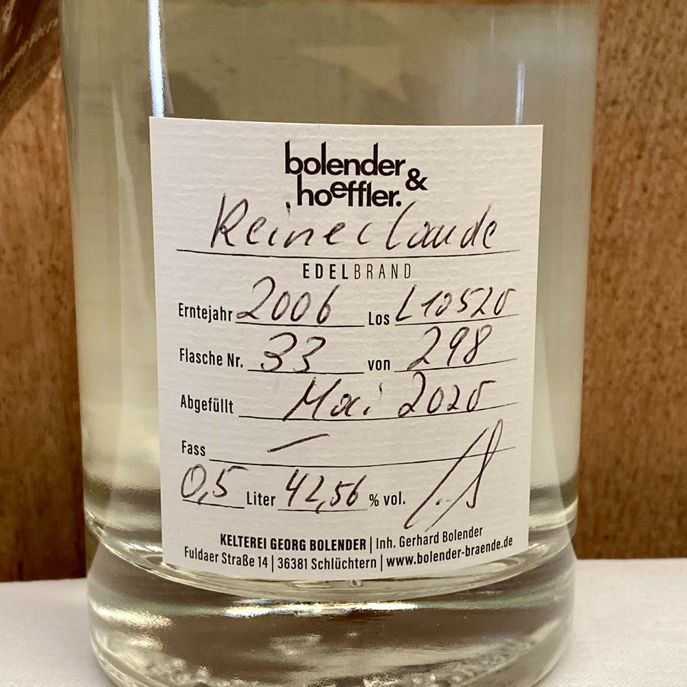 bo&ho Bergwinkelbrand Reineclaude